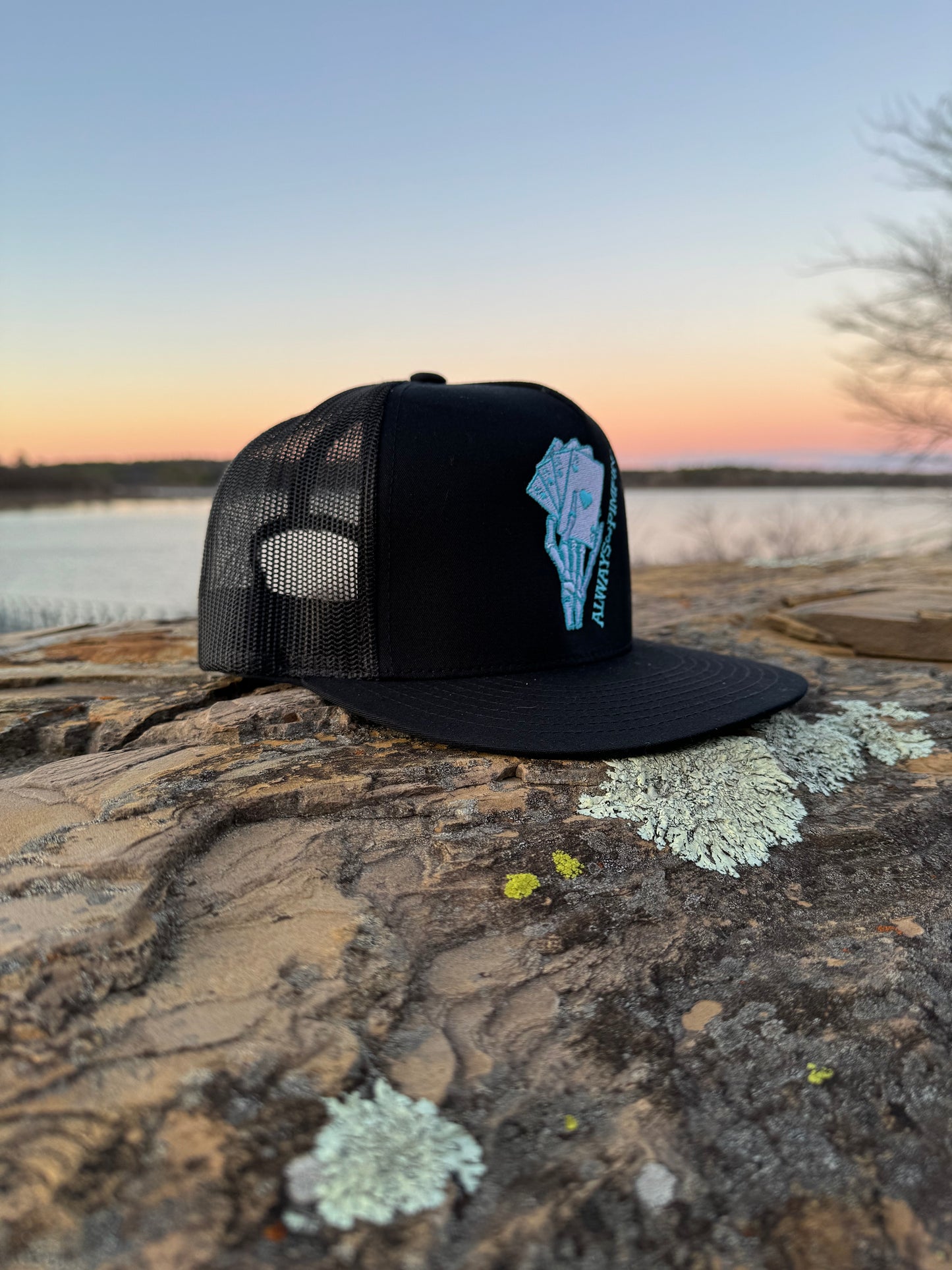 Turquoise Pimpin' (Black SnapBack)