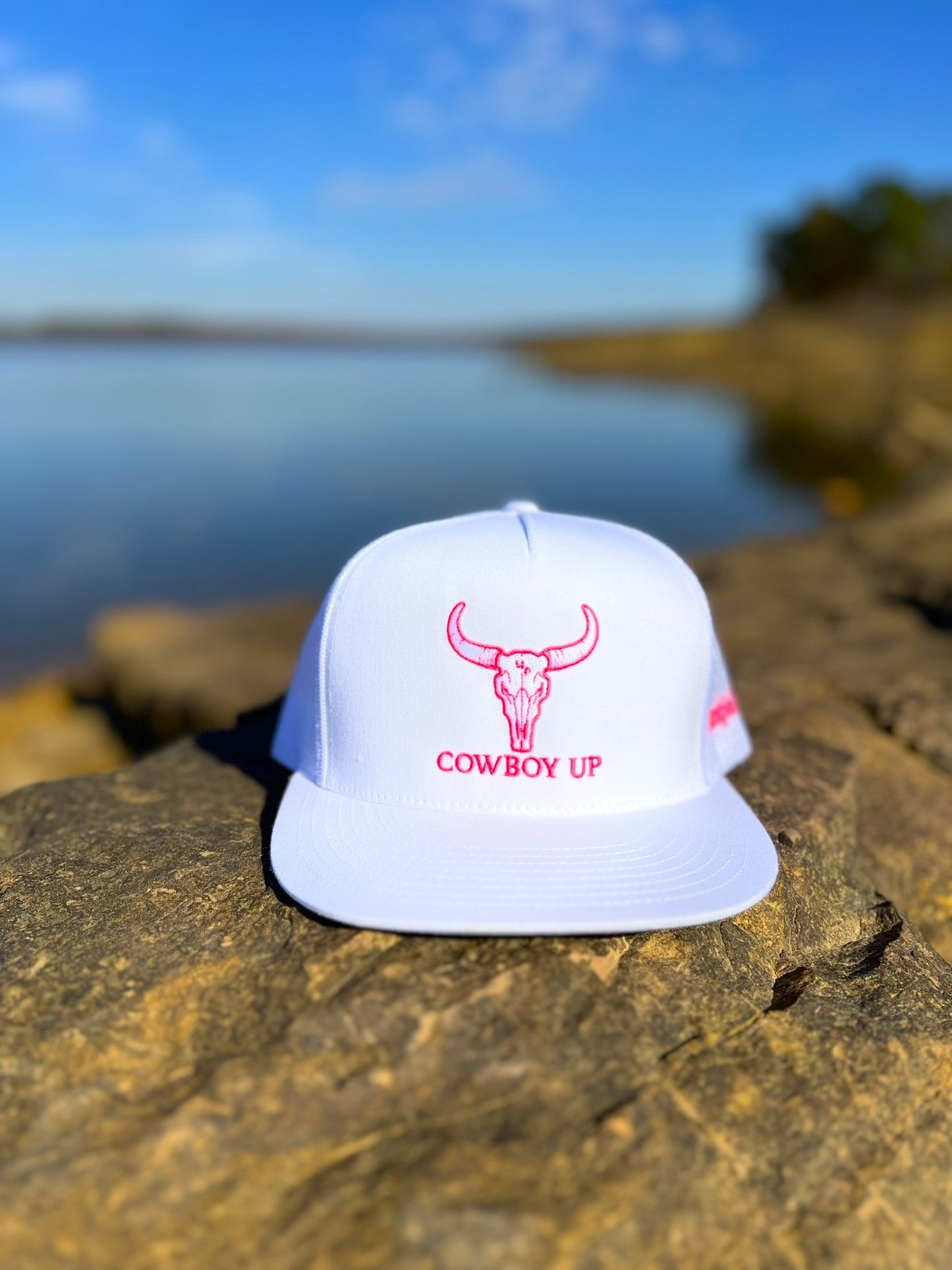 Cowboy Up (White SnapBack)