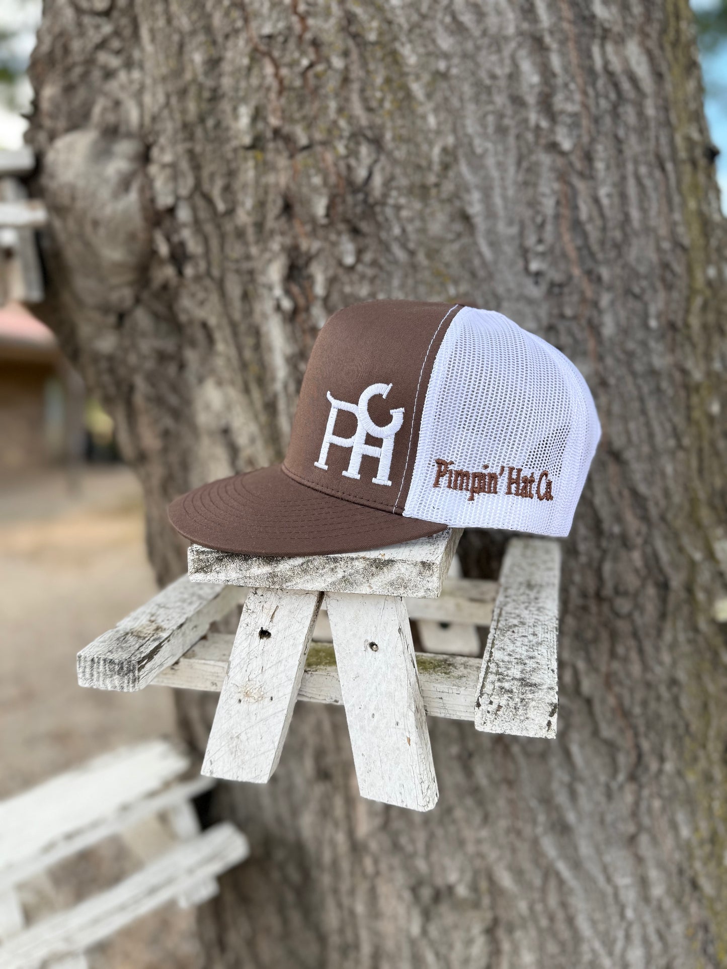 White PHC (Brown Snapback)